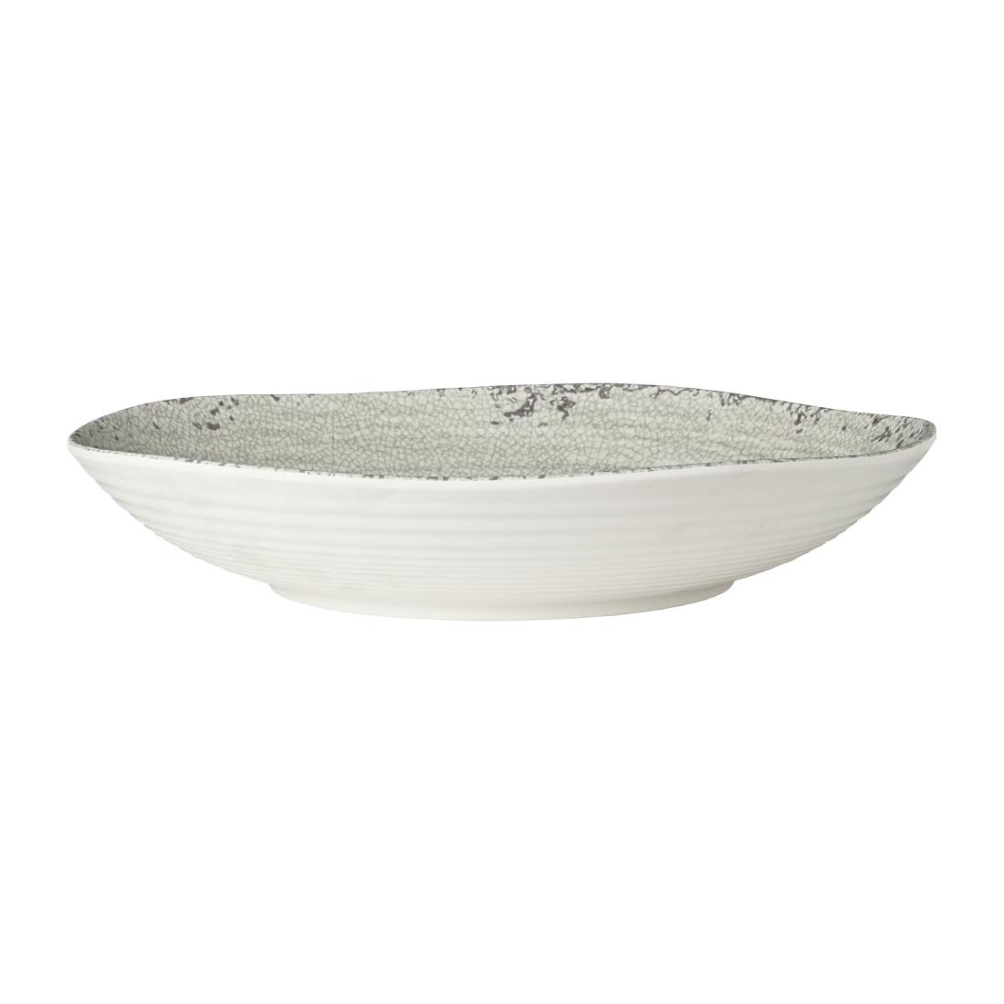 Steelite Pompeii Stone Medium Shallow Round Bowl 298mm x 67mm (Pack of 3)