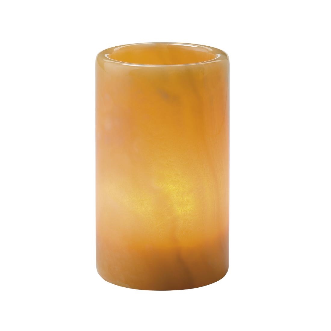 Hollowick Solid Onyx Mini Onyx Lamp 70mm x 70mm
