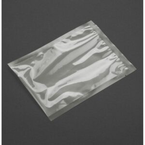 Vogue Compostable Embossed Vacuum Sealer Bags 150x250mm (50 Pack)
