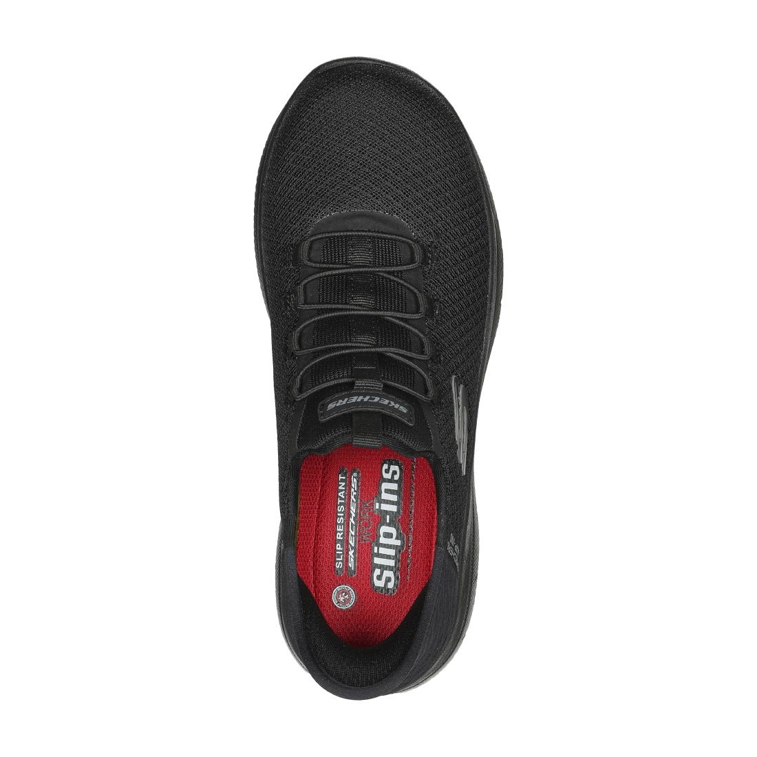 Skechers Womens Summit SR Slip In Shoes Black Size 36 - Image 2
