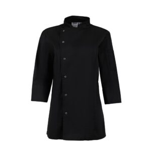 Whites Ladies Fitted Chef Jacket Black L