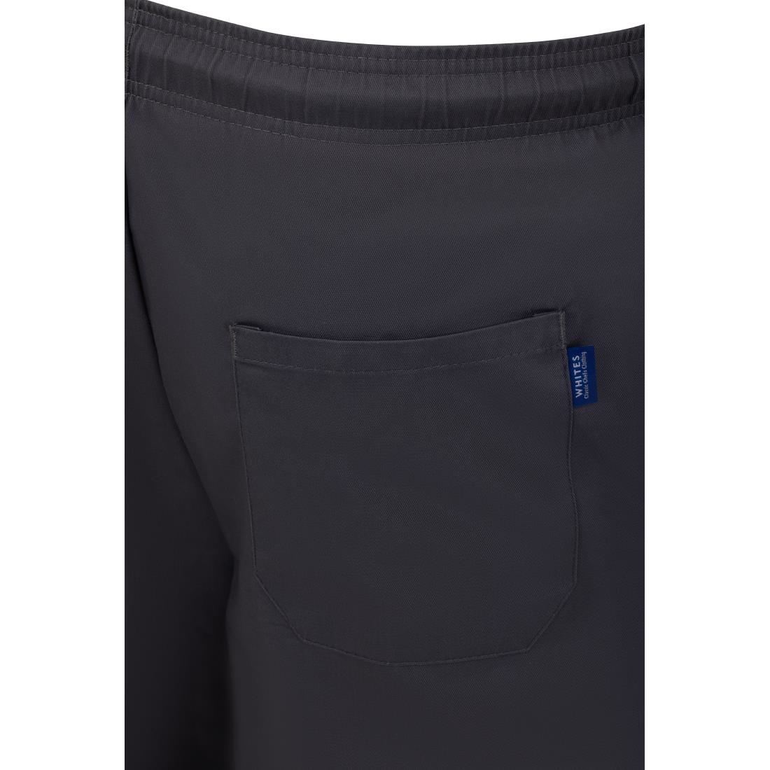 Whites Vegas Chefs Trousers Charcoal Size 2XL - Image 4