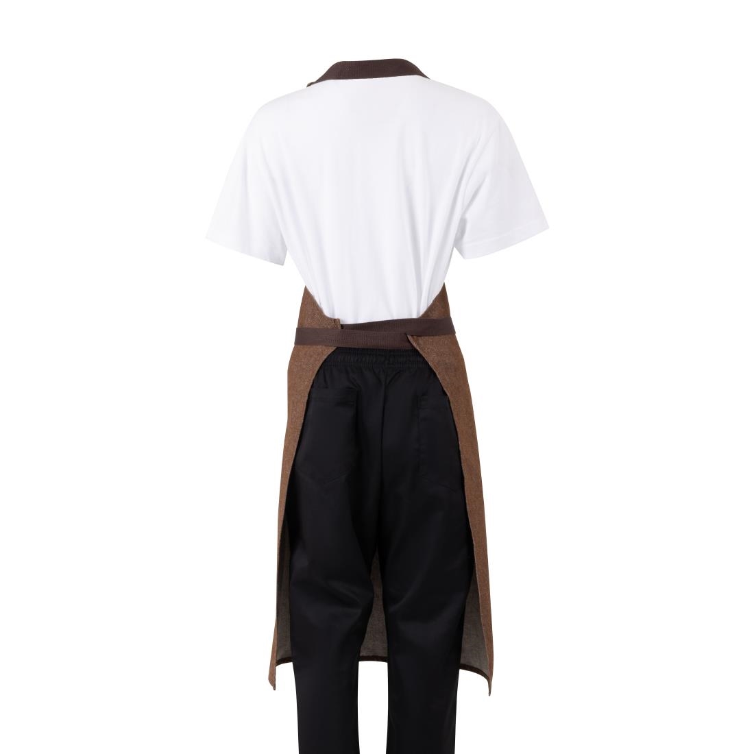Southside Bib Apron Denim Tan - Image 9