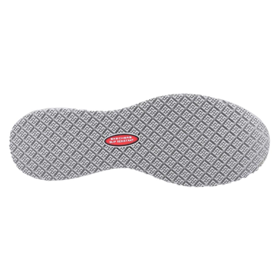Skechers Slip Resistant Squad Myton Trainers White 41 - Image 4