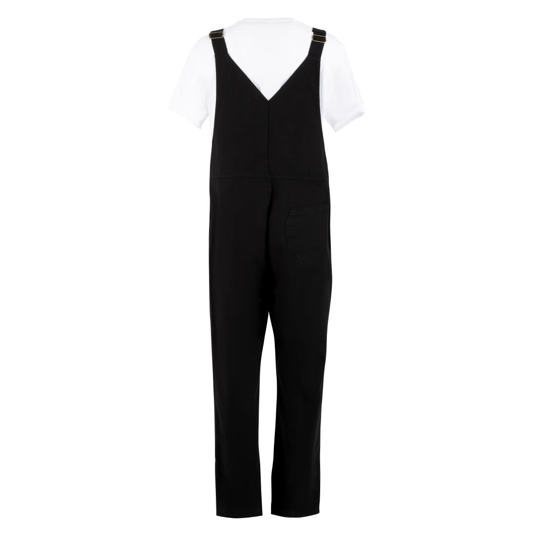 Southside Bib & Brace Cotton Canvas Dungarees Cotton Black L - Image 7