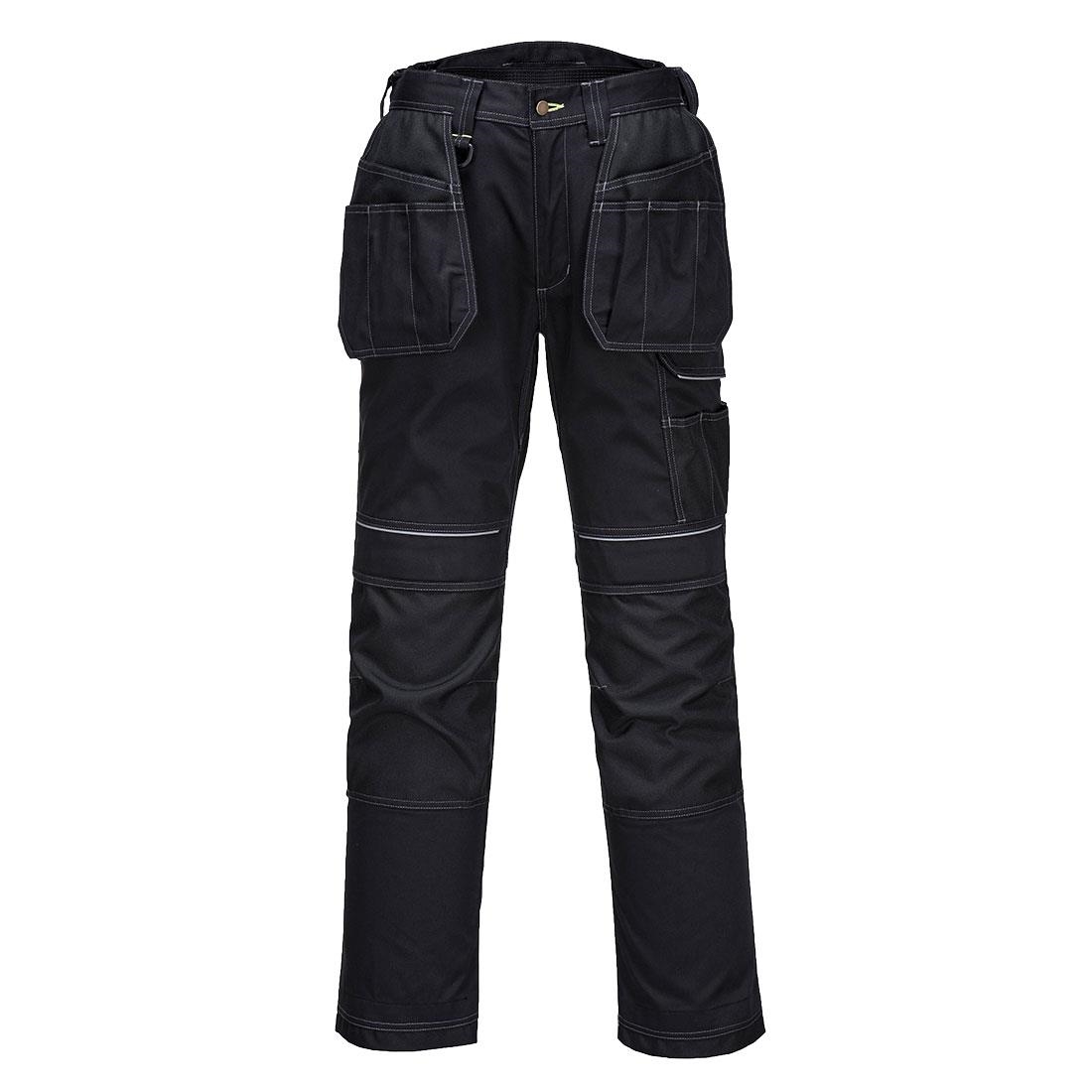 Portwest Black Holster Work Trousers Size 30