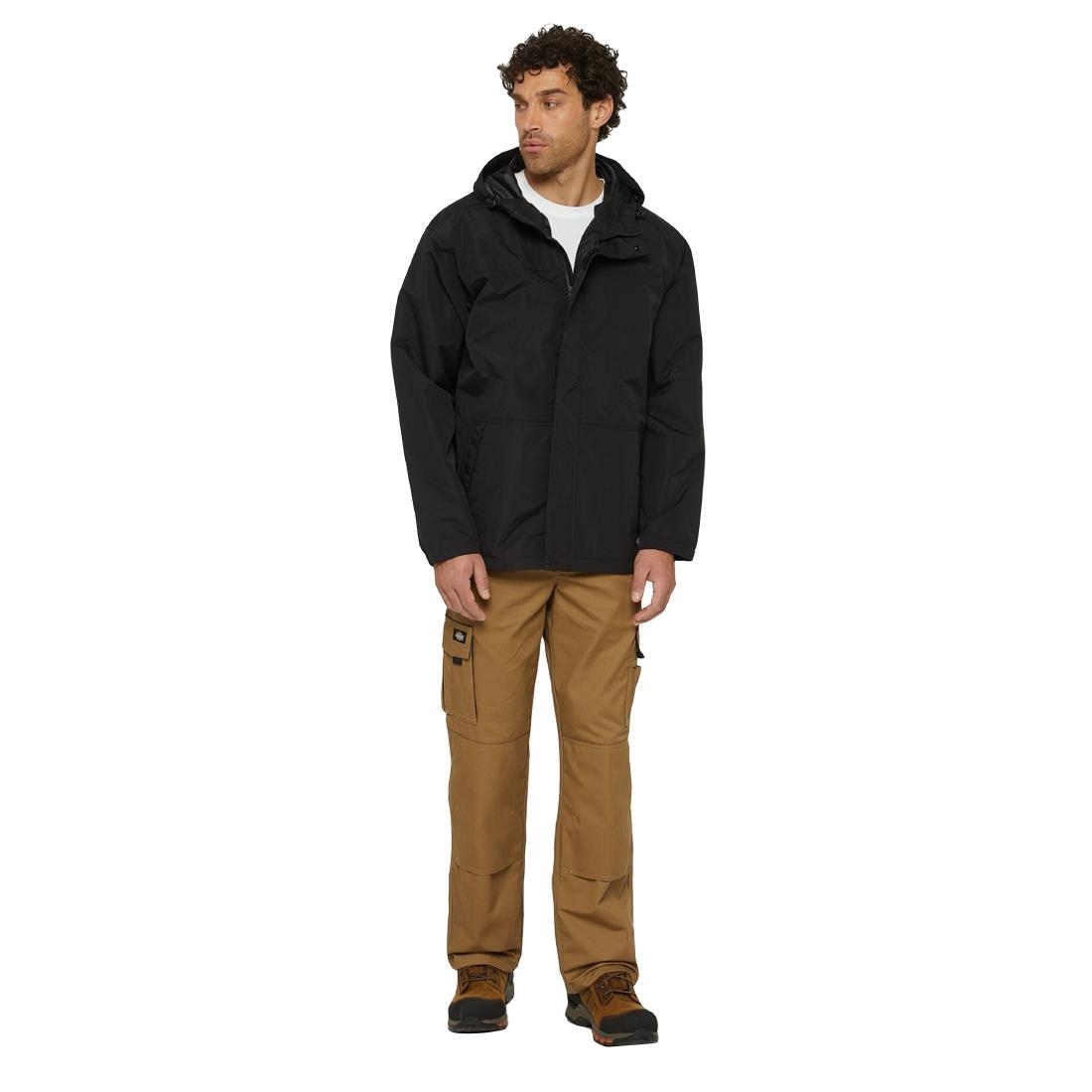 Dickies Waterproof Rain Jacket Black Size 2XL - Image 4