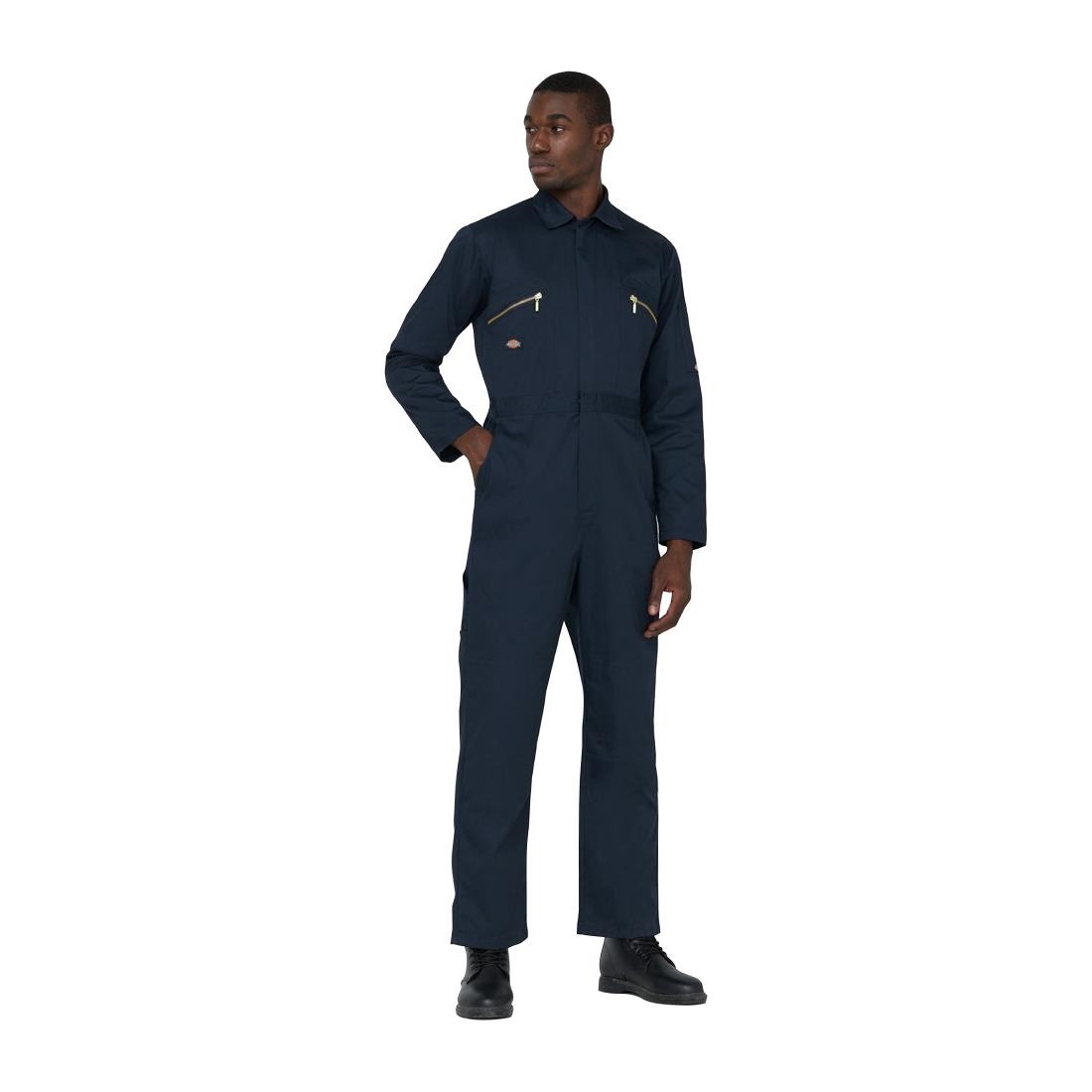 Dickies Mens Redhawk Coverall Navy Size 2XL - Image 4