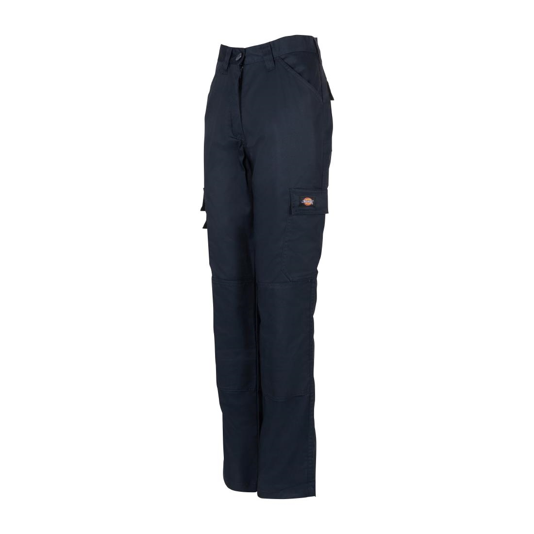 Dickies Womens Flex Everyday Trousers Navy Size 26 - Image 5