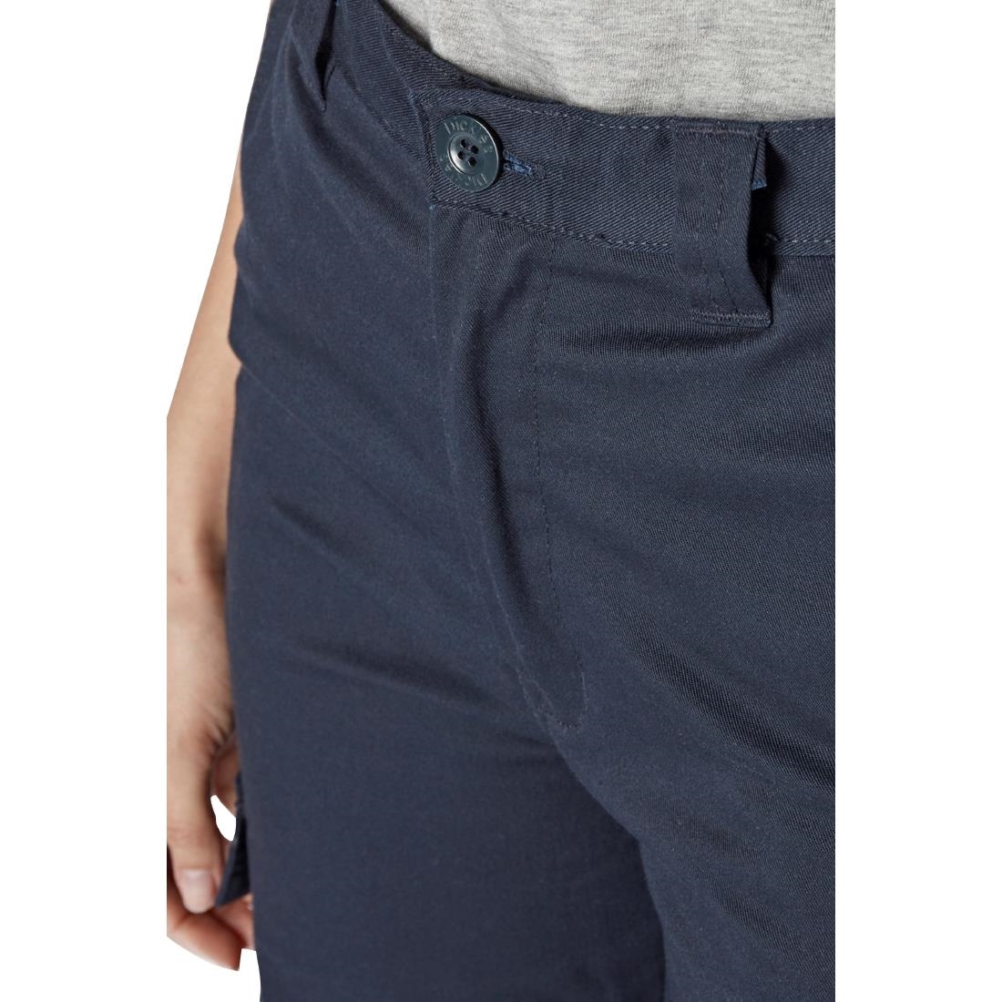 Dickies Womens Flex Everyday Trousers Navy Size 26 - Image 6