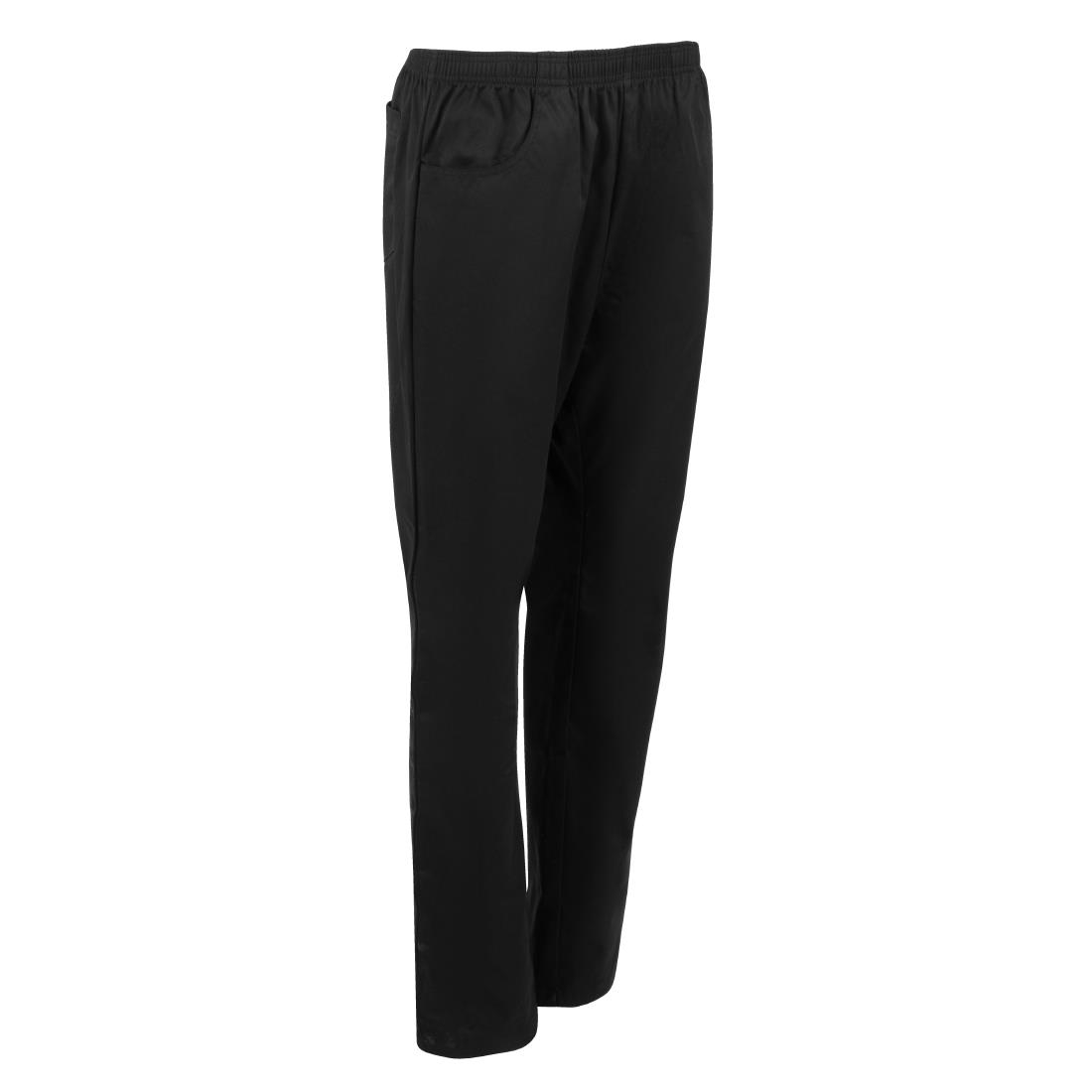 Southside Slim Fit Casual Unisex Trousers Black L - Image 8