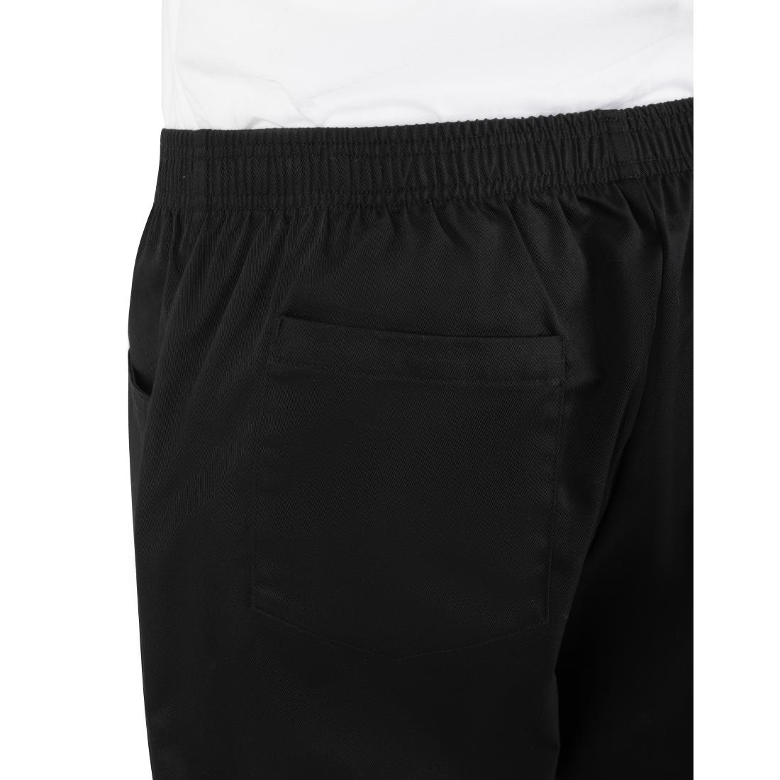 Southside Slim Fit Casual Unisex Trousers Black L - Image 11