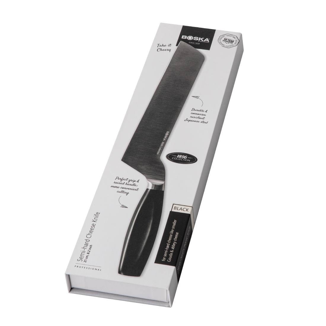 Boska Semi-Hard Cheese Knife Black 21cm - Image 2