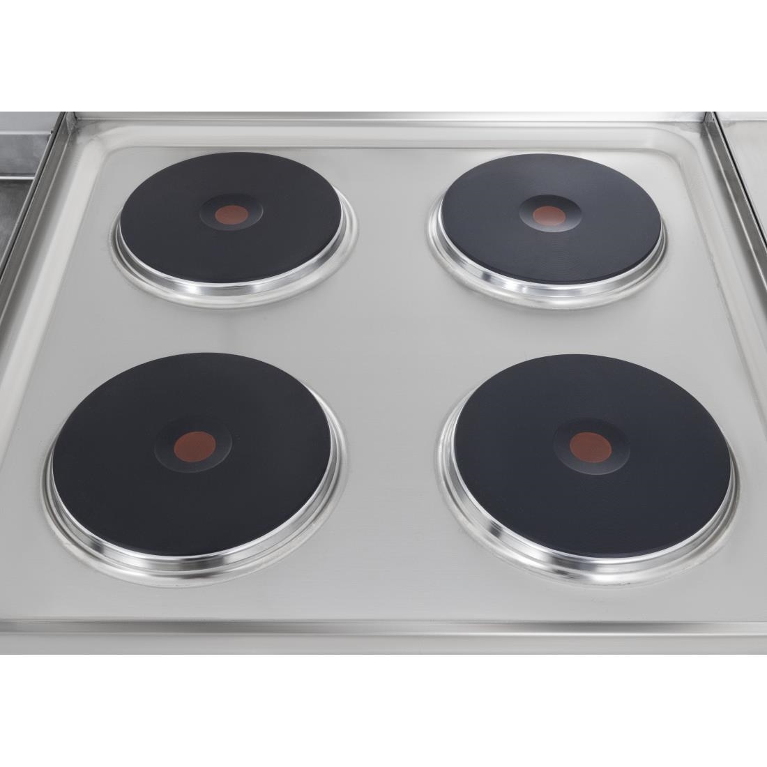 Buffalo 600 Series 4 Plate Electric Convection Oven Range - Image 3
