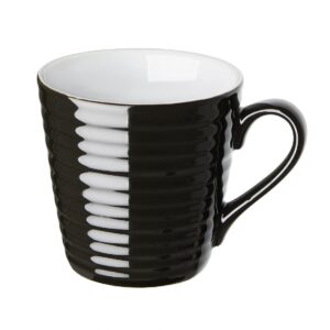 Olympia Cafe Aroma Mug Black - 340ml (6 Pack)