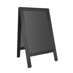 Olympia Pavement Board Black Wooden Frame 700x1200mm