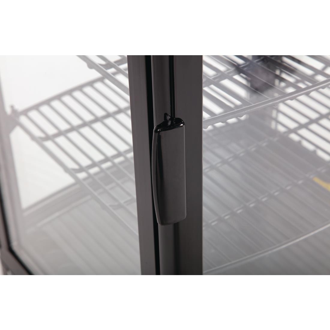 Polar C-Series Energy Efficient Curved Door Display Fridge Black 86Ltr - Image 5