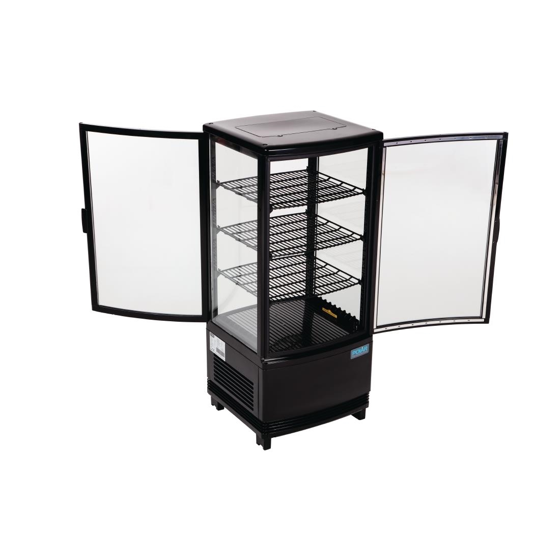 Polar C-Series Energy Efficient Curved Door Display Fridge Black 86Ltr - Image 13