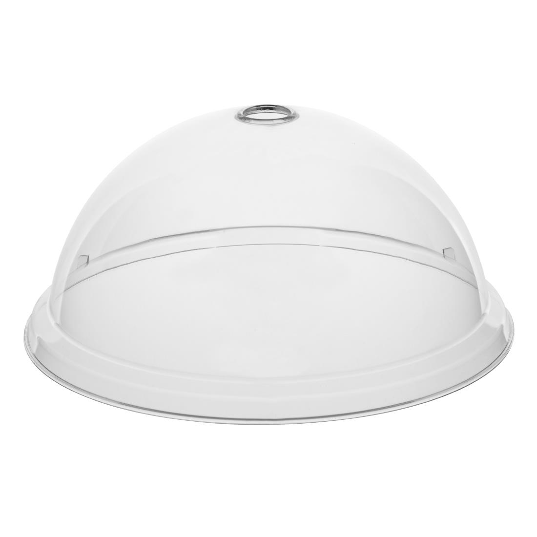 Olympia Kristallon Polycarbonate Domed Plate Cover Round 300mm