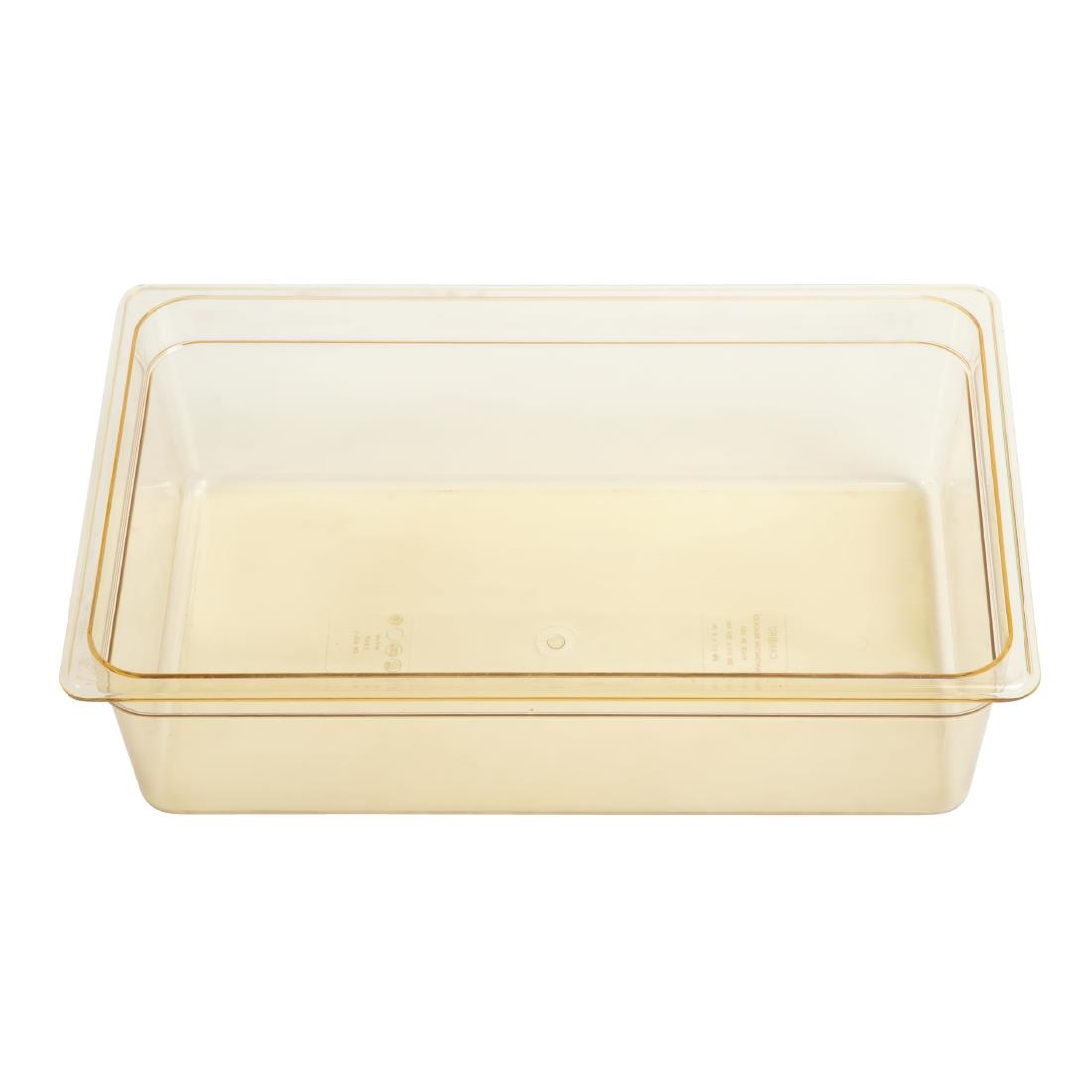 Cambro High Heat Polycarbonate 1/1 Gastronorm Tray 150mm - Image 3