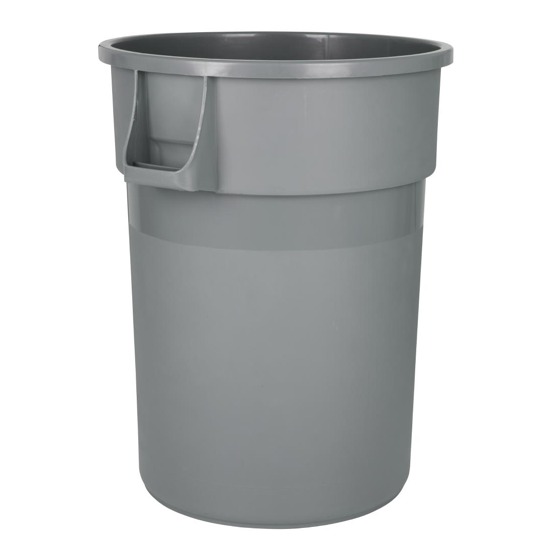 Jantex Heavy-Duty Round Bin Grey 160Ltr - Image 2
