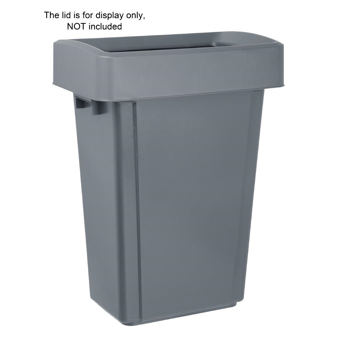 Jantex Slim Bin Grey 60Ltr - Image 4