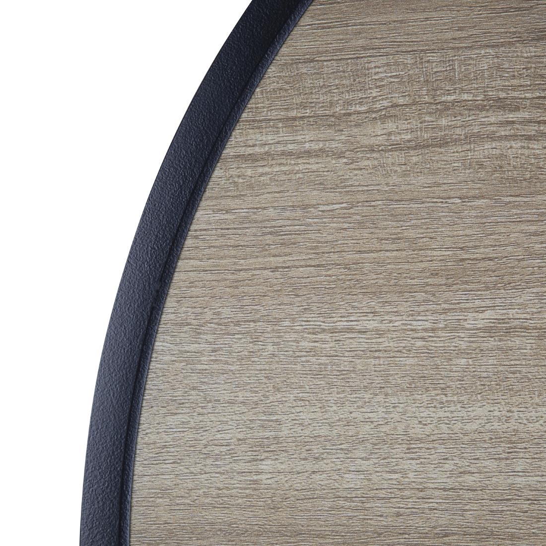Bolero Marston Round Outdoor Table Black 700mm - Image 4