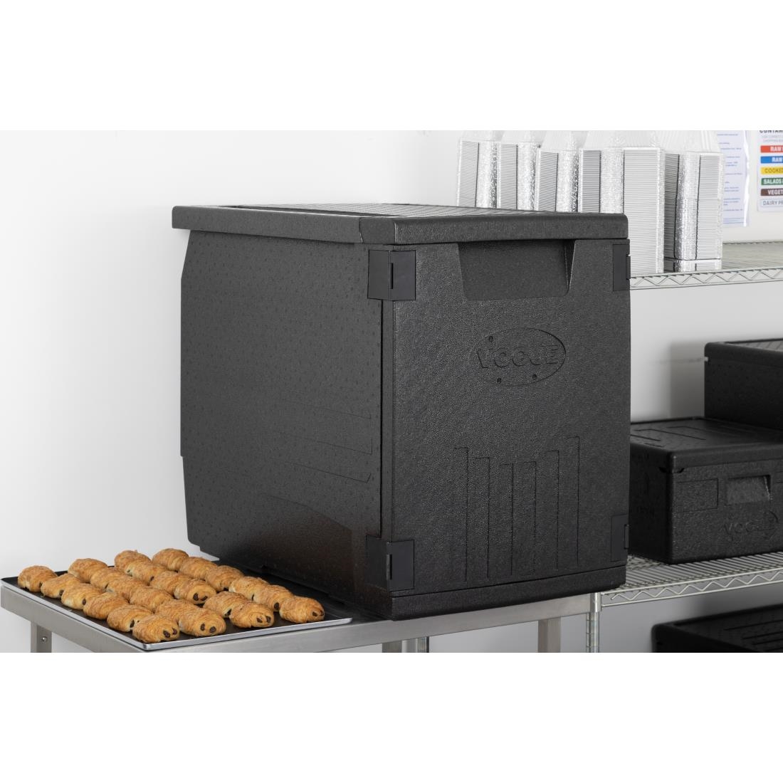 Vogue Insulated EPP Food Transport Box 126Ltr Patisserie Tray Size - Image 6