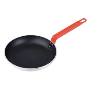Hygiplas Aluminium Non-Stick Teflon Platinum Plus Frying Pan with Red Handle 24cm
