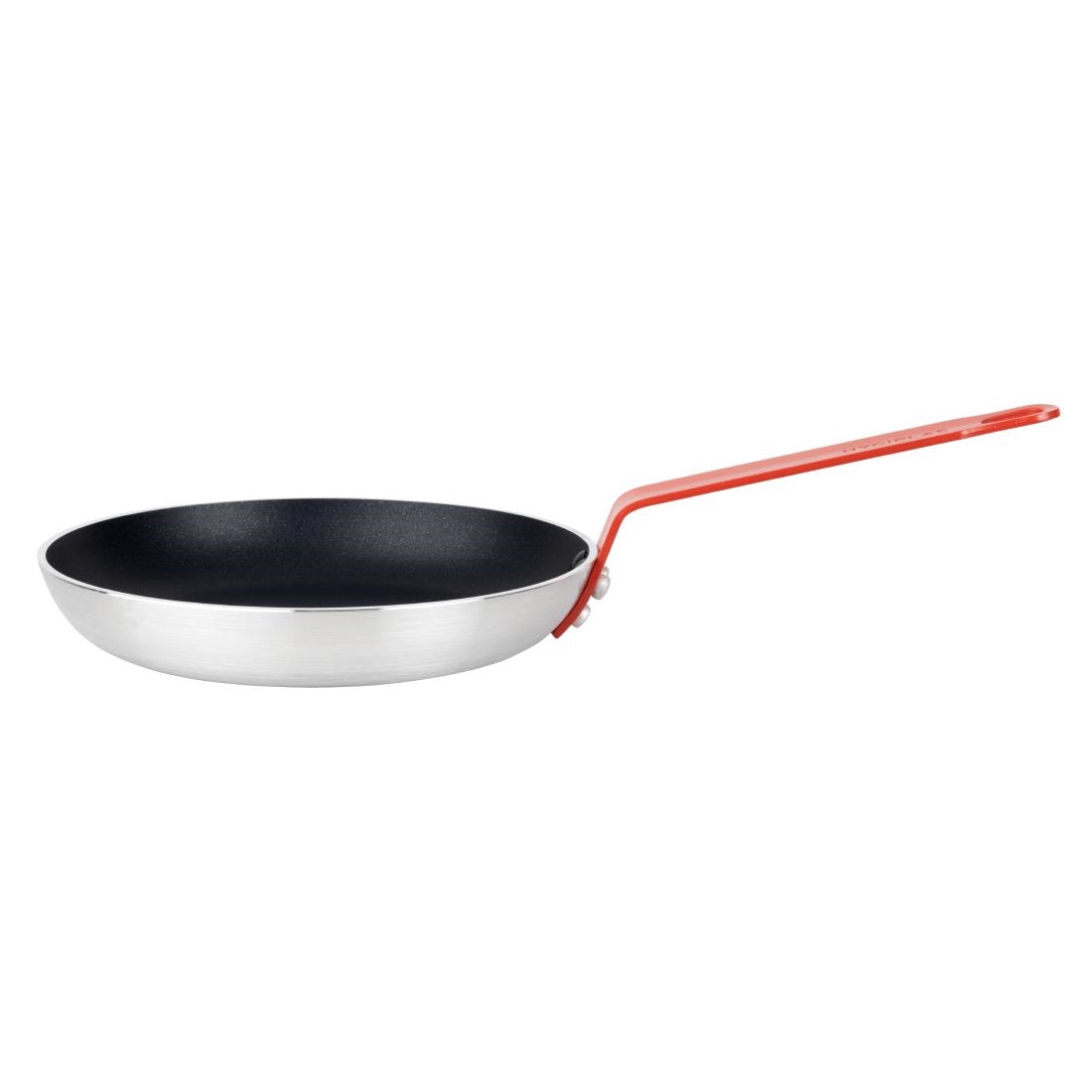 Hygiplas Aluminium Non-Stick Teflon Platinum Plus Frying Pan with Red Handle 24cm - Image 3