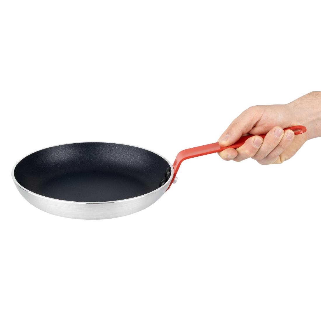 Hygiplas Aluminium Non-Stick Teflon Platinum Plus Frying Pan with Red Handle 24cm - Image 6