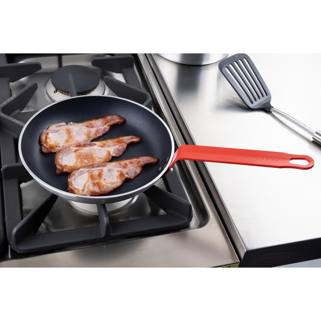 Hygiplas Aluminium Non-Stick Teflon Platinum Plus Frying Pan with Red Handle 24cm - Image 7