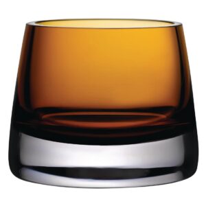 Utopia Joy Votive Glasses Amber 80mm (6 Pack)