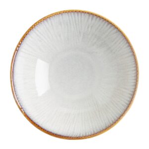 Olympia Drift Grey Embossed Coupe Bowls 205mm (4 Pack)