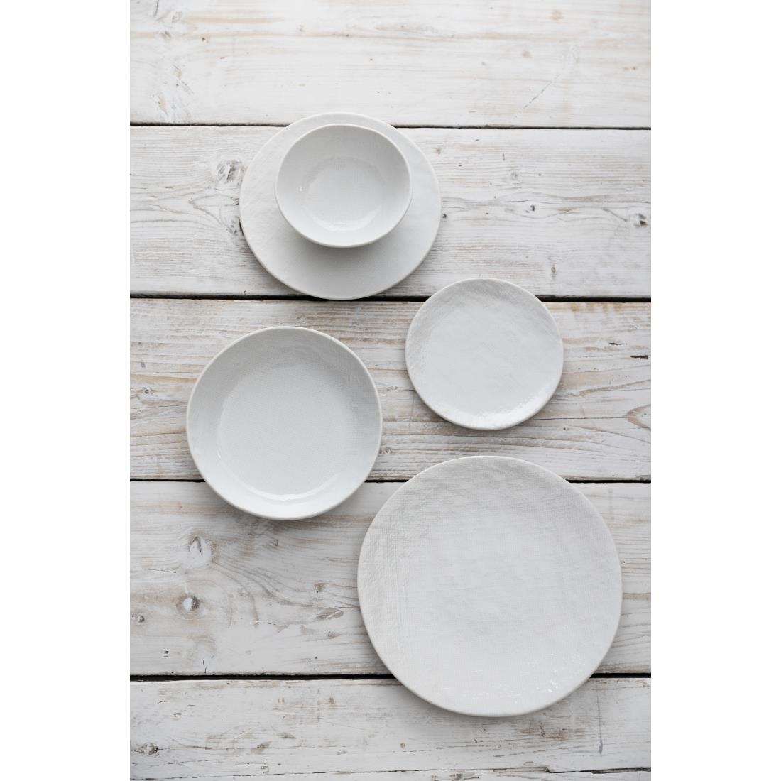 Olympia Denim White Coupe Plates 285mm (4 Pack) - Image 2