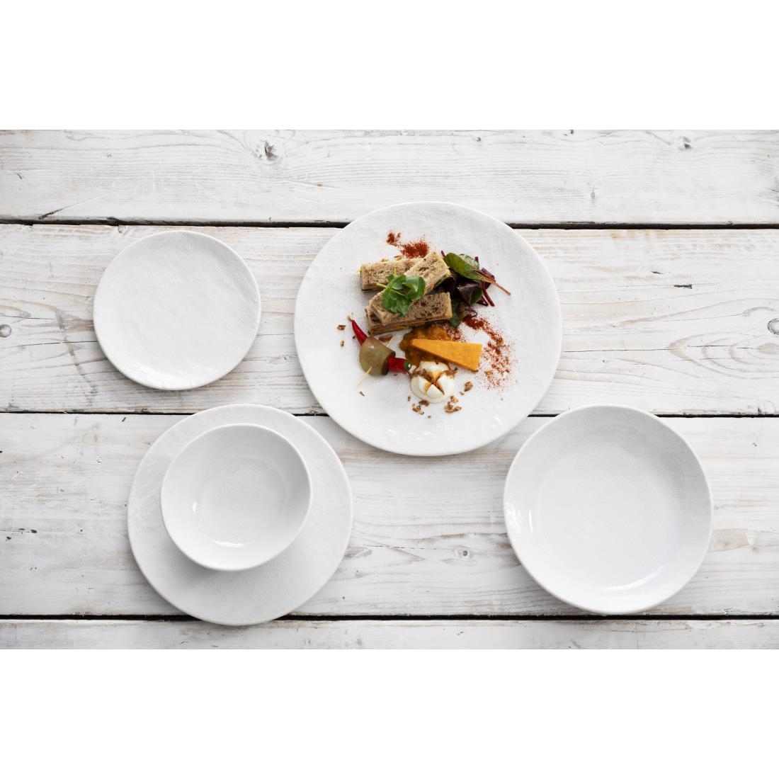 Olympia Denim White Coupe Plates 285mm (4 Pack) - Image 3