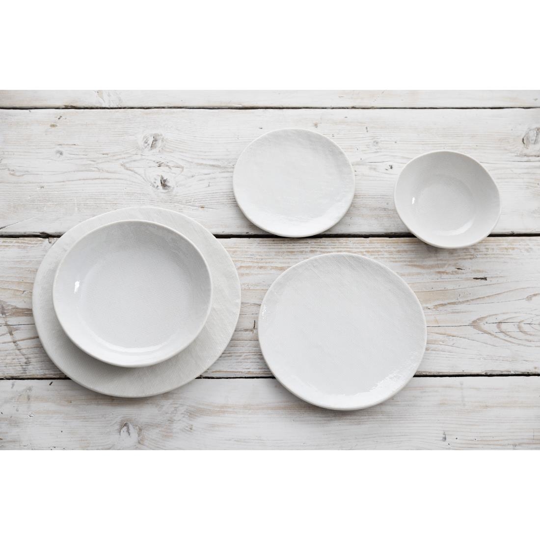 Olympia Denim White Coupe Plates 285mm (4 Pack) - Image 4