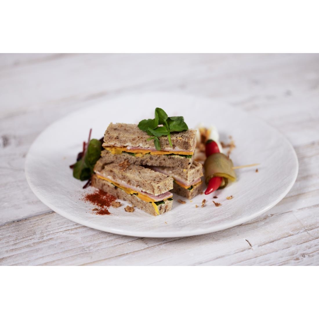 Olympia Denim White Coupe Plates 285mm (4 Pack) - Image 6