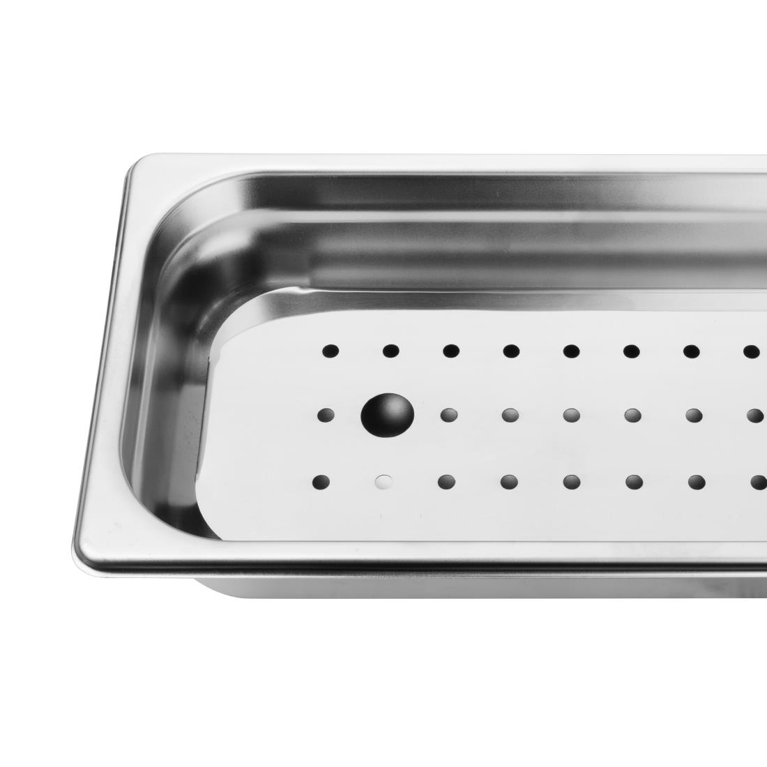 Vogue Stainless Steel GN Drainer Tray for GN 1/4 - Image 5