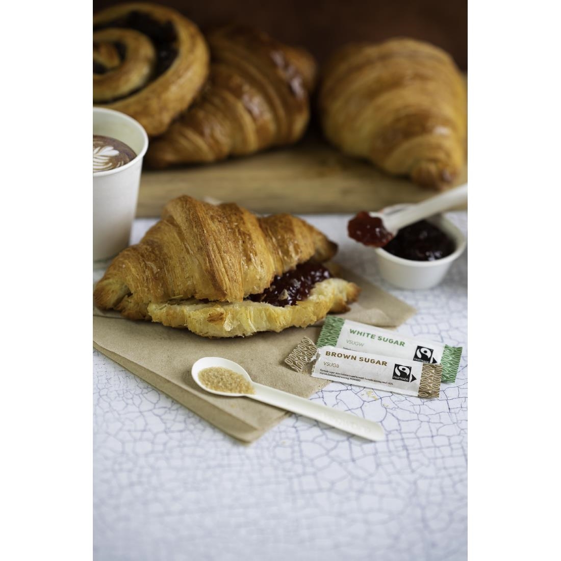 Vegware Compostable Paper Teaspoon 115mm (1000 Pack) - Image 2