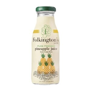 Folkington's Juices Pineapple Glass Bottle 250ml (12 Pack)