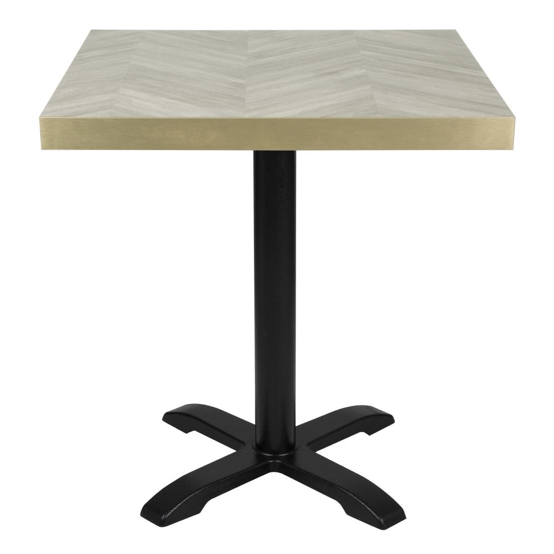 Bolero Pre-Drilled Table Top Chevron Design 700mm - Image 6