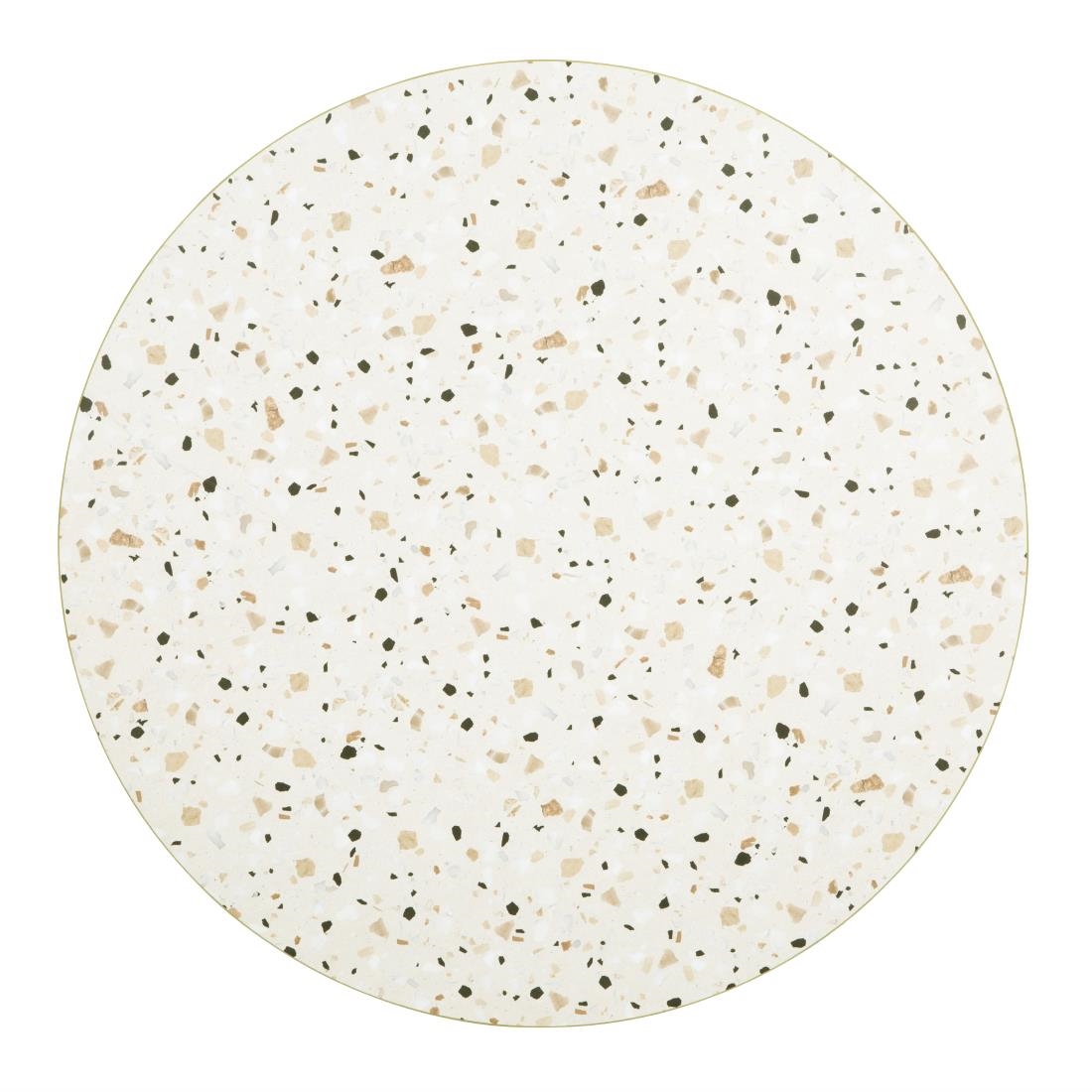 Bolero Terrazzo Style Round Table Top 600mm - Image 2