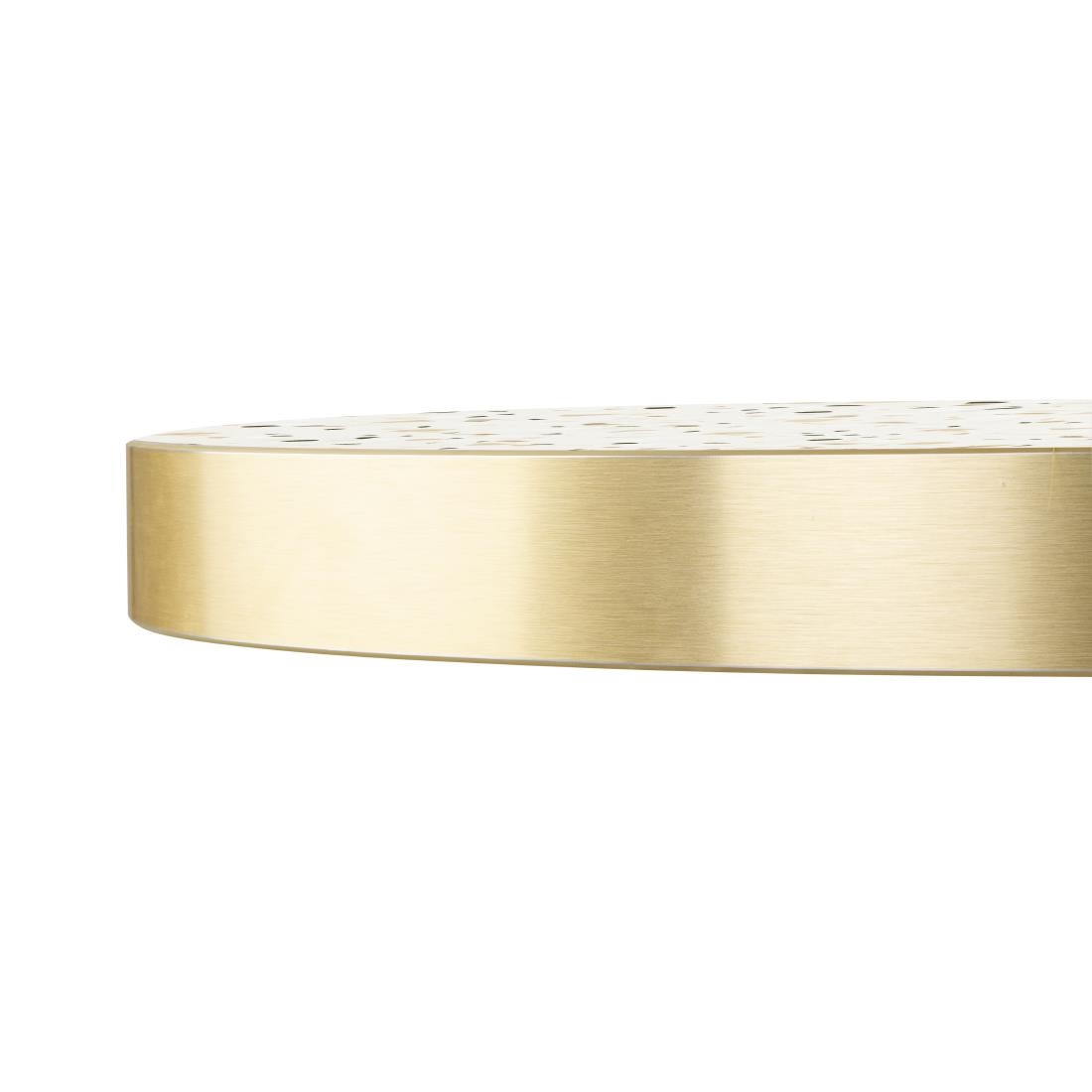 Bolero Terrazzo Style Round Table Top 600mm - Image 4