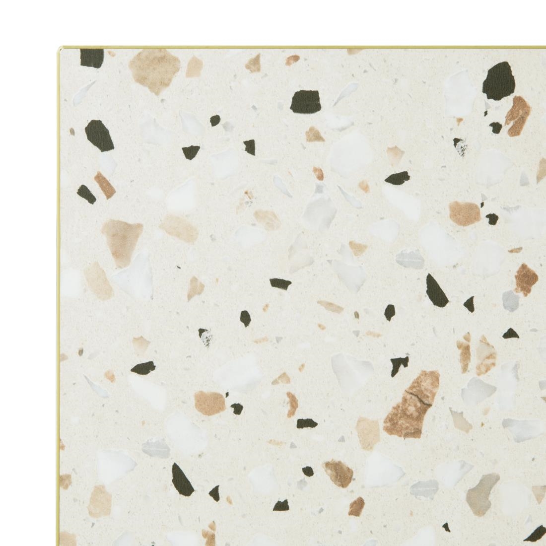 Bolero Terrazzo Style Square Table Top 700x700mm - Image 3