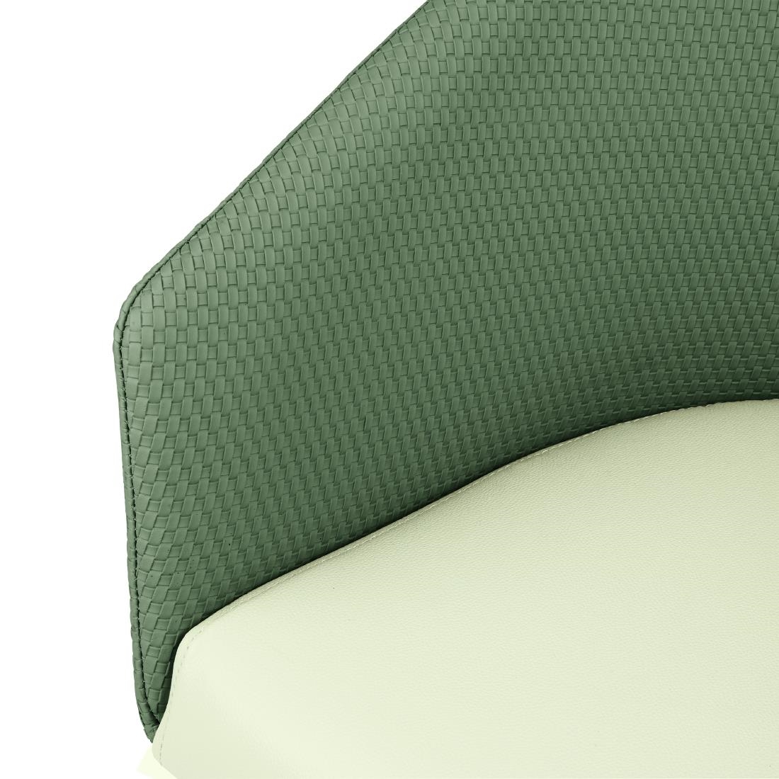 Bolero Sloane Interior Dining Chairs - Green Forest Mix (2 Pack) - Image 2