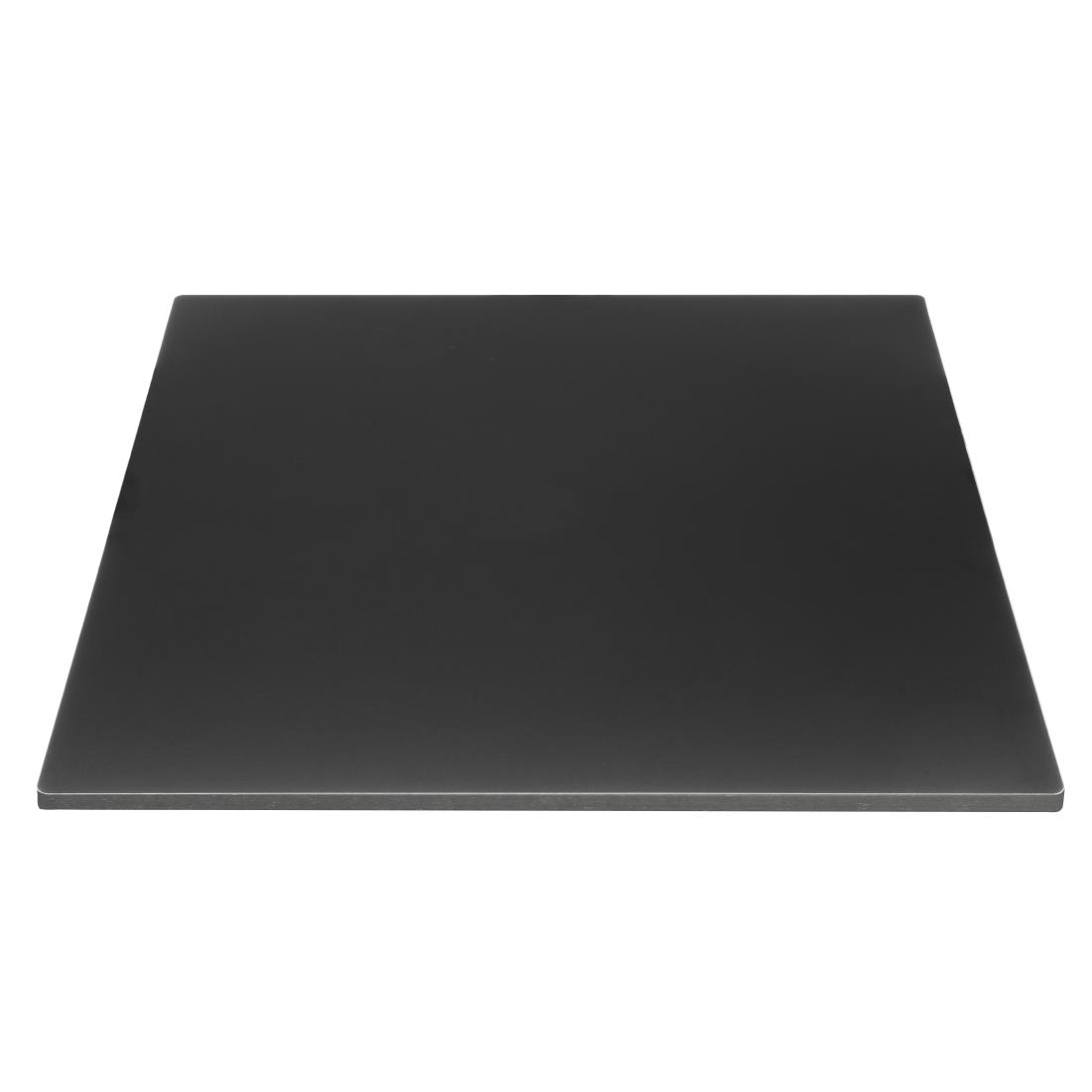 Bolero Matte Black Square Outdoor Table Top 700mm - Image 2