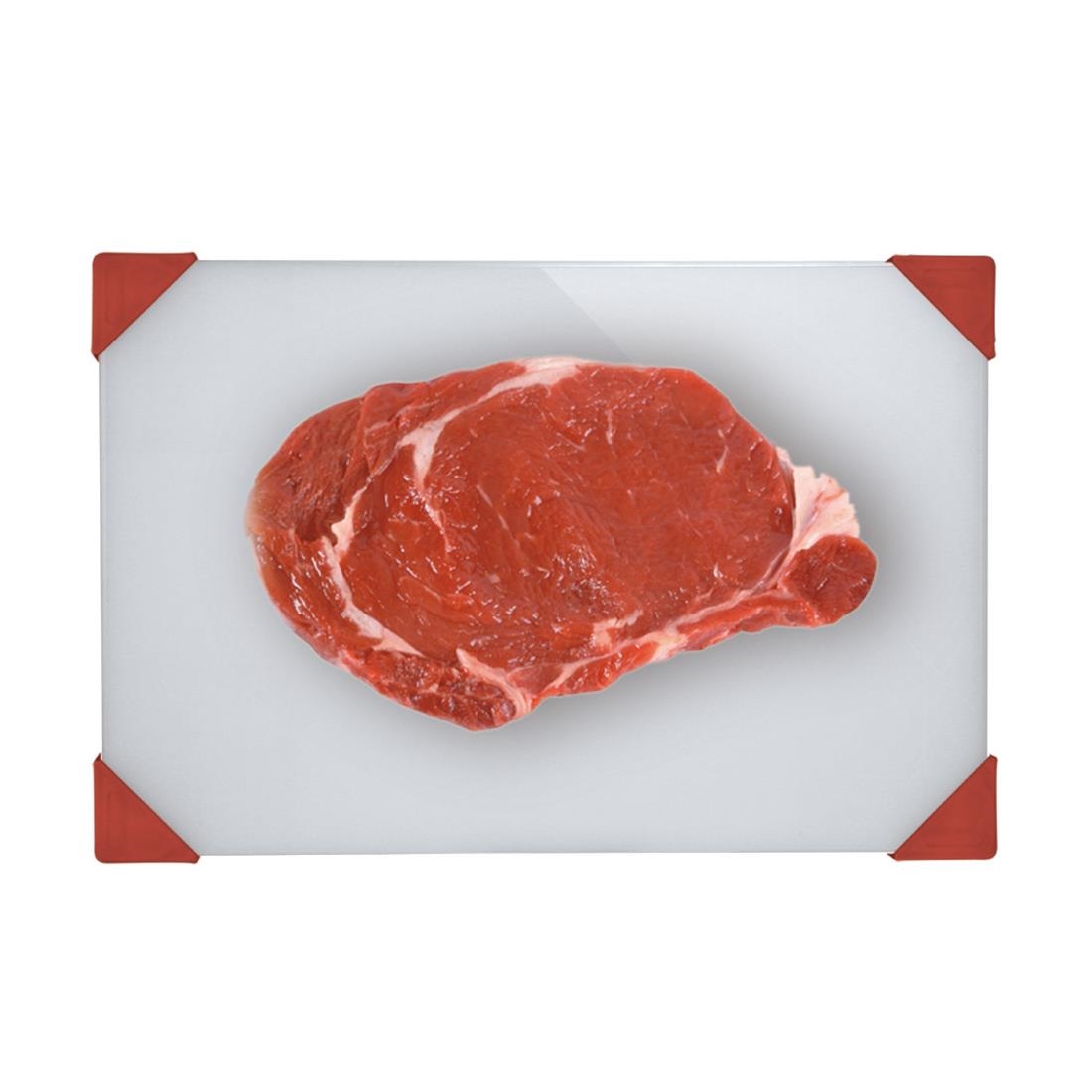 Araven Cut Board 404x304x24mm Red - Image 2