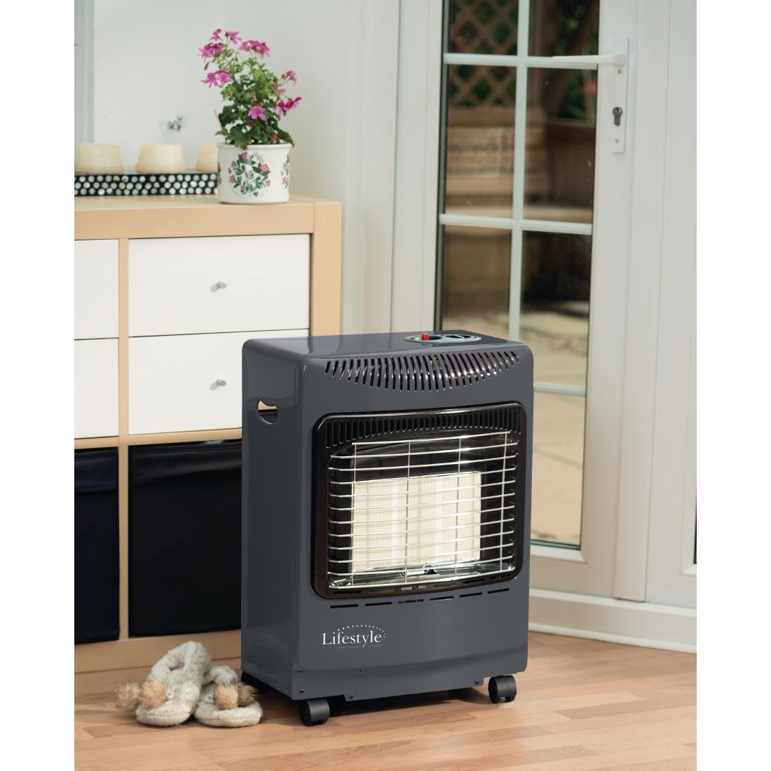Lifestyle Mini Grey Indoor Cabinet Heater 505-125 - Image 2