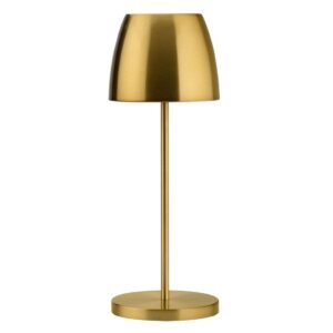Utopia Montserrat LED Cordless Table Lamp 300mm Brushed Gold (6 Pack)